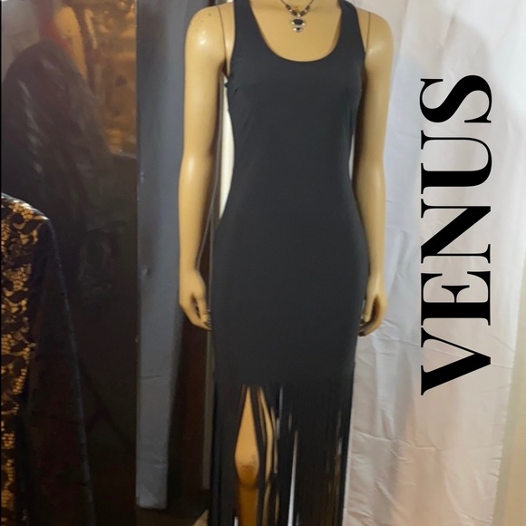 VENUS Dresses & Skirts - MAXI FRINGE DRESS